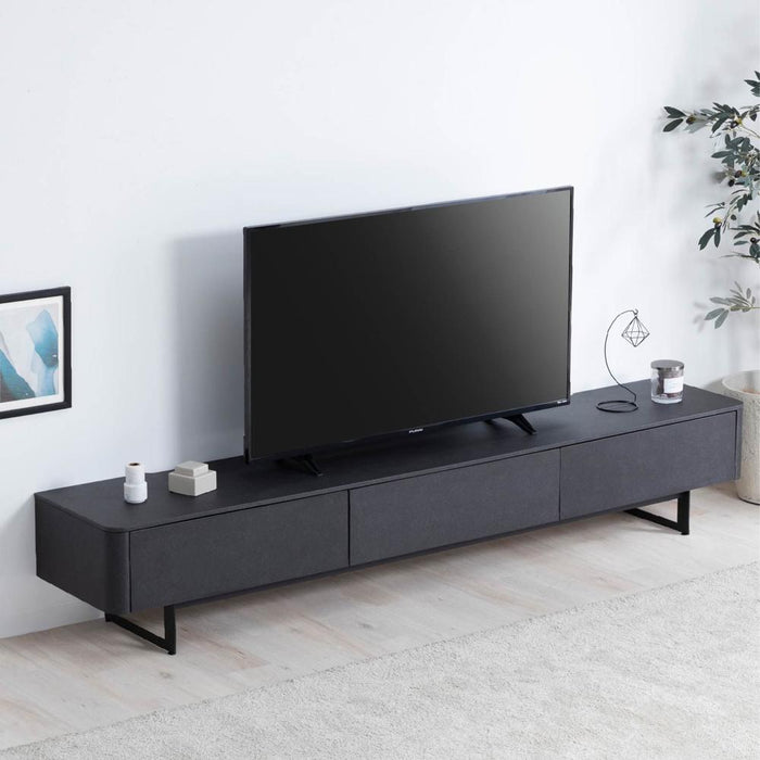 テレビ台 テレビボード ローボード 220cm 突板 リビング収納  開梱設置付 おしゃれ シンプル 背面収納 背面化粧 TV台 木製 半完成品 引き出し フラップ扉 セラミック調 ウォールナット オーク モダン 大型
