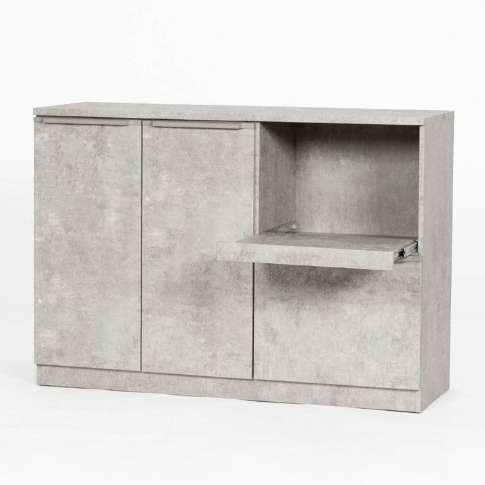 キッチンカウンター 完成品 食器棚 モダン 幅120cm セラミック調 おしゃれ カップボード ロータイプ キッチン収納棚 引き出し キッチンボード 120 ブラック グレー ホワイト ベージュ 収納棚 高級感 レンジ台 完成品