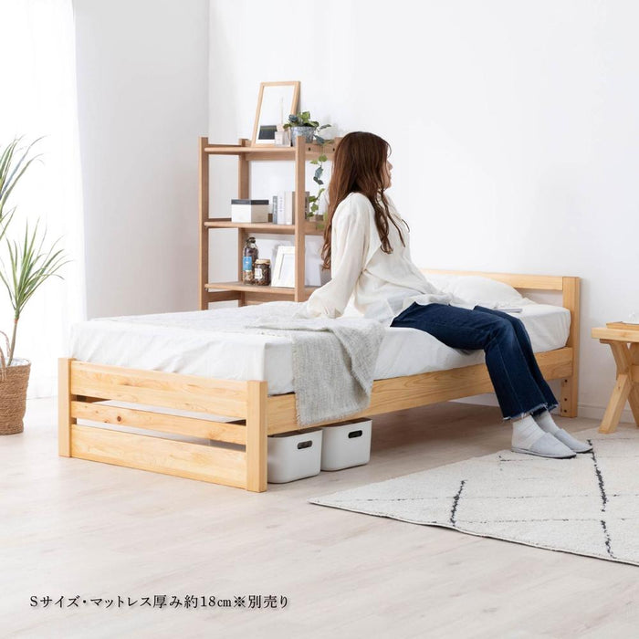 ベッドフレーム シングル セミダブル ダブル すのこベッド ベッド 木製 国産ひのき 檜 ヒノキ ひのき パイン 無垢材 天然木 すのこ 抗菌 防虫 ローベッド フレーム単品 高さ調節 脚付き S SD D サイズ 簡単組立 幅100 幅120 幅140