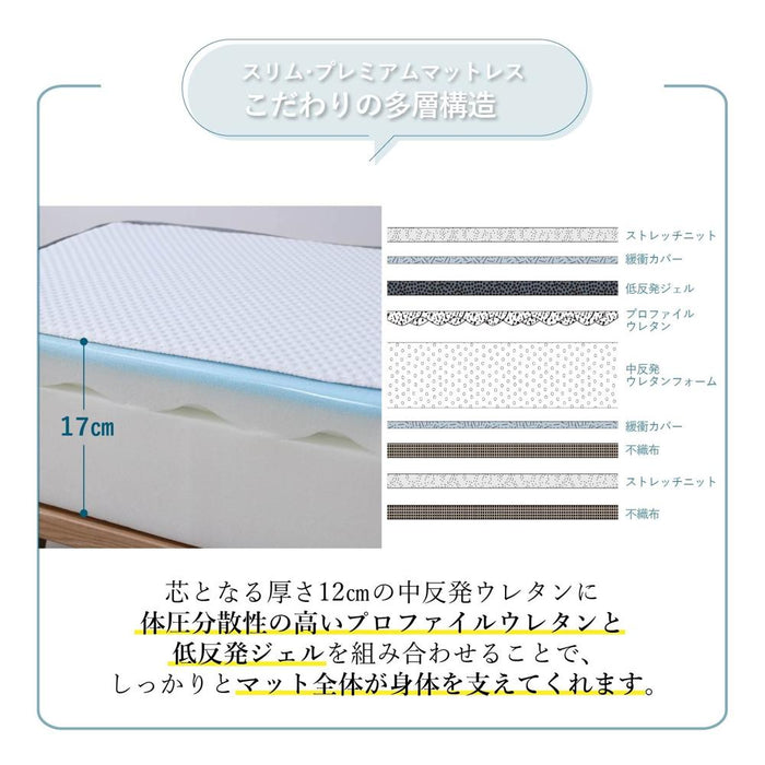 マットレス シングル セミダブル ダブル 低反発 ノンコイル 圧縮梱包 ベッドマットレス 体圧分散 ベッド 新生活 簡単搬入 らくらく 安眠 楽 送料無料