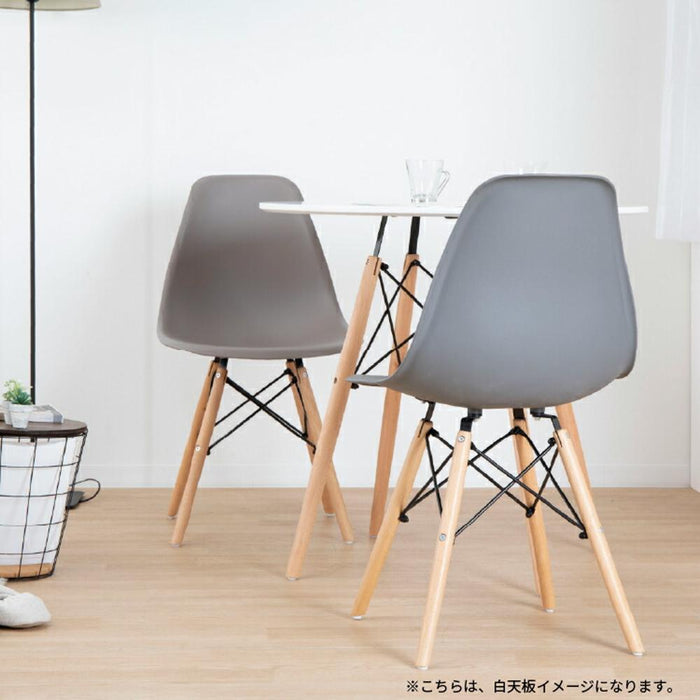 ダイニングテーブル 円形 60cm 1人用 おしゃれ 北欧 白 ナチュラル リビングテーブル 小さめ 木目調 丸テーブル カフェ 可愛い 四本足 高さ70cm 一人暮らし ワンルーム ホワイト 新生活 在宅ワーク ランチ 女子会 送料無料