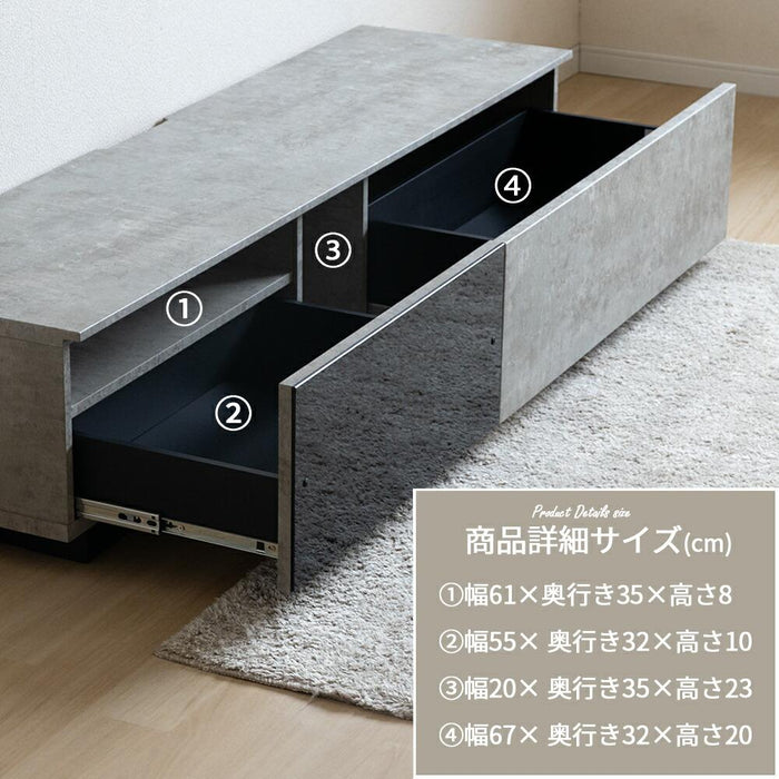 テレビボード 完成品 テレビ台 160cm ローボード テレビボード 160 おしゃれ TVボード 160幅 セラミック調 グレー ブラック ホワイト シンプル モダン リビング収納 大容量 収納 引き出し 幅160cm テレビボード AVボード TVラック