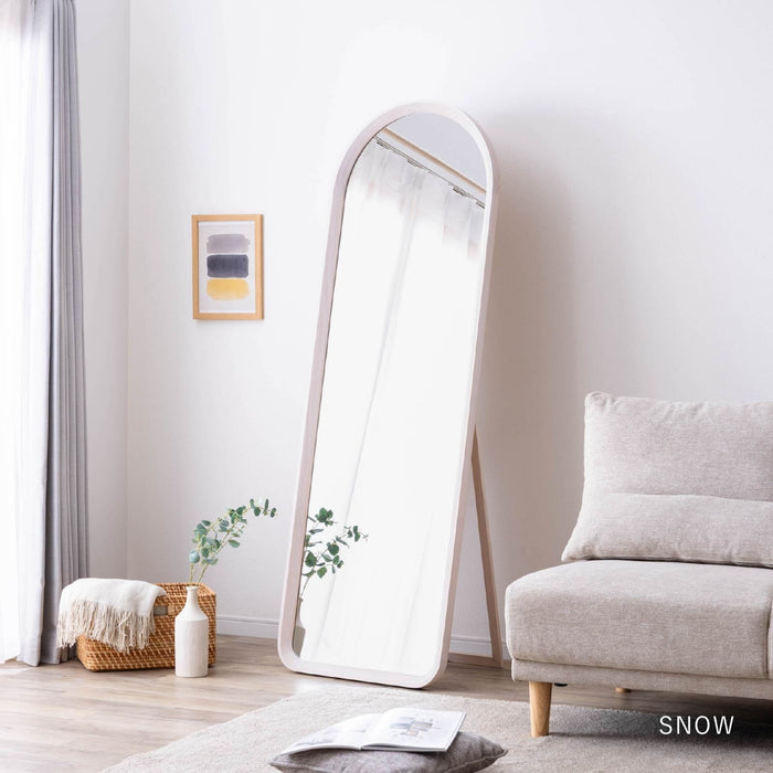 全身鏡 幅56cm 高さ168cm 無垢材 自立型 完成品 ミラー インテリア 雑貨 新生活