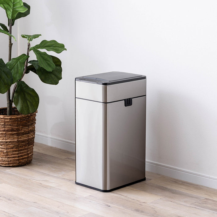 ゴミ箱 自動開閉 ステンレス 40L ゴミ袋対応 センサー式 ダストボックス 新生活