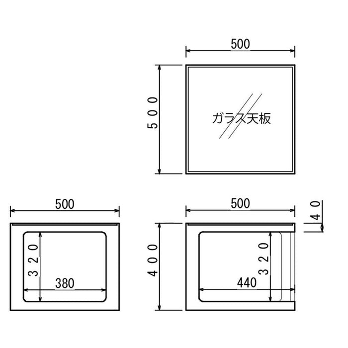 センターテーブル ガラス おしゃれ ローテーブル 北欧 50 cm 正方形 ミニ ホワイトオーク 木目 ウレタン塗装 リビングテーブル サイドテーブル 木製 ナイトテーブル コンパクト コーヒーテーブル 一人暮らし 新生活 シギヤマ家具工業