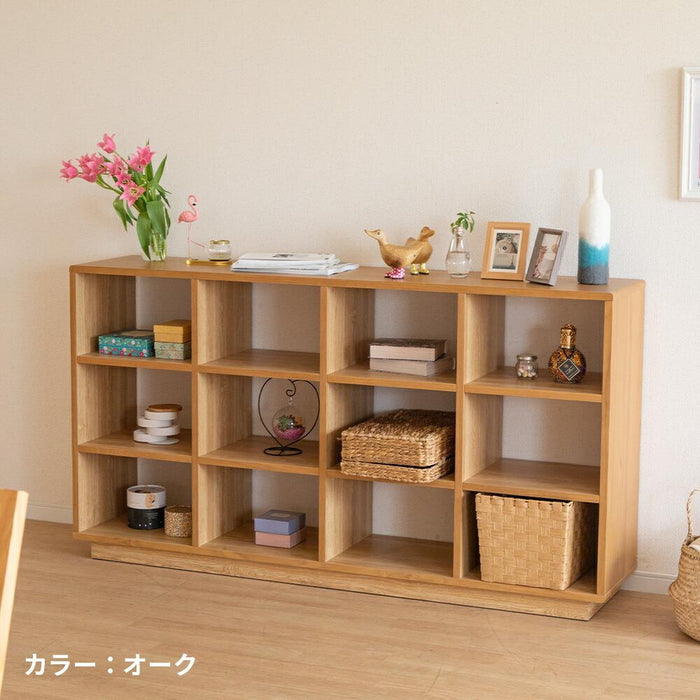 オープンラック オープンシェルフ 北欧 160cm 収納 3段 ラック オープン オーク ウォールナット