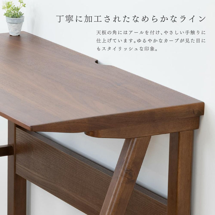 ダイニングテーブル 2人用 北欧 木製 長方形 コンパクト 80幅 カウンターテーブル ウォールナット オーク 突板 ベージュ ブラウン ホワイト ブラック 省スペース リビング ダイニング ナチュラル モダン デスク 配線用 幅80cm