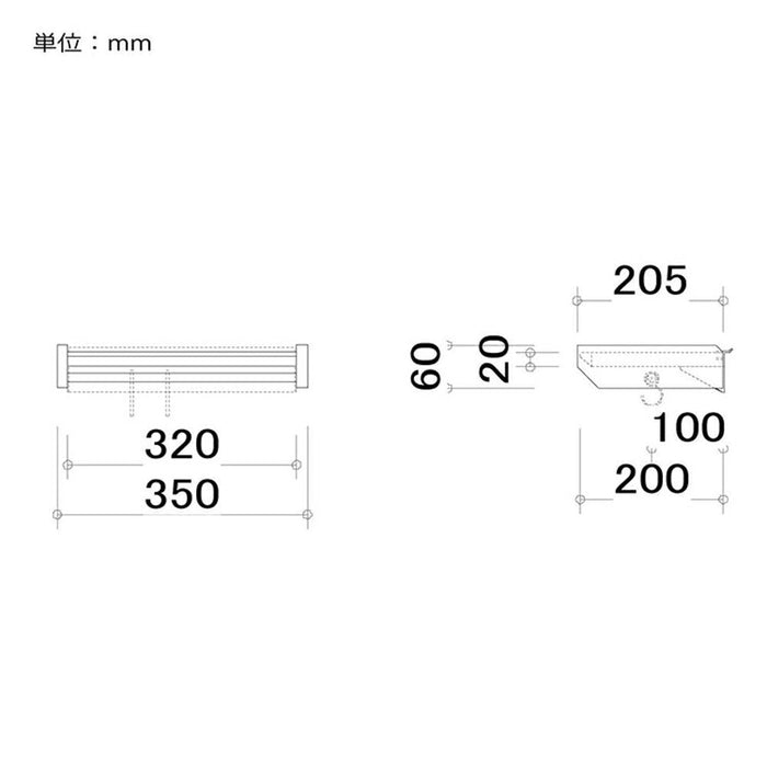 【パーツ】 棚板 収納 S字フック rook