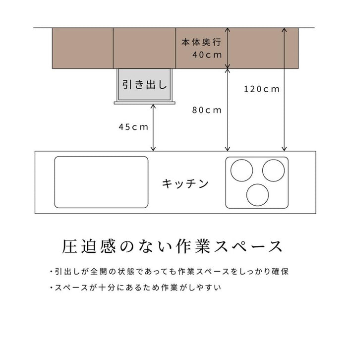 キッチンボード 食器棚 キャビネット キッチン収納 キッチンストッカー スライドカウンター 扉収納 ウォールナット 40幅 組み合わせ 炊飯器 スリム 開き戸 コンセント付き ヘティヒ社製 セラミック 新生活 送料無料