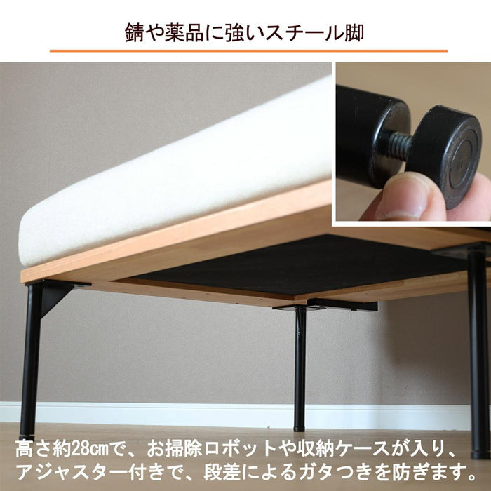 ダイニングチェア カウチソファ 幅162cm 北欧 アイアン 脚 おしゃれ シンプル ホワイト オーク 白 高級感 ファブリック クッション リビング ダイニング 組み合わせ 新生活 送料無料