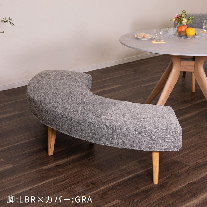ダイニングベンチ 2人 ベンチ ソファ 174cm ラバーウッド 無垢材