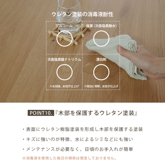 サイドボード 120cm  棚 キャビネット オーク ウォールナット  背面化粧 北欧