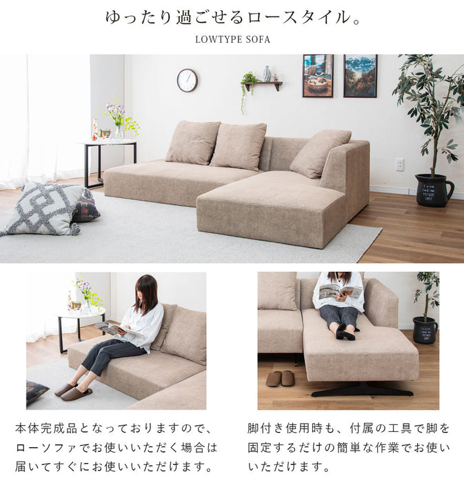 ソファ 幅215cm 3人 本体完成品 2way 傷に強い 撥水加工 モダン 北欧