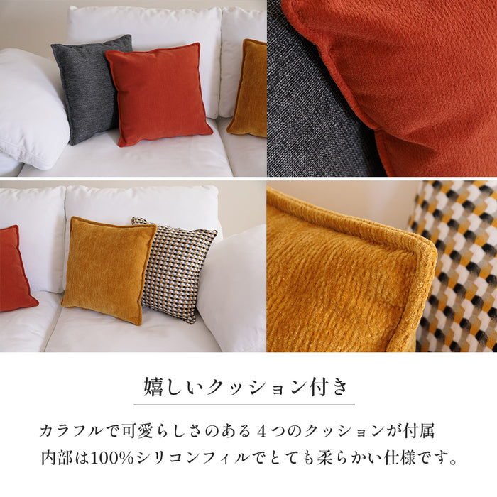ソファ 3人 ふわっと 柔らかい 3Pソファ ヘッド調整可能 クッション付き