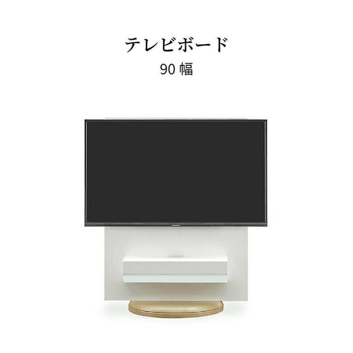 テレビ台 ハイタイプ 65インチ 収納 幅 90 壁面 壁掛け テレビスタンド TV台 回転 小型 コーナー 完成品 セラミック ホワイト WH 白 ブラック BK 黒 テレビラック おしゃれ 北欧 高さ調節 省スペース デッキ 新生活 送料無料