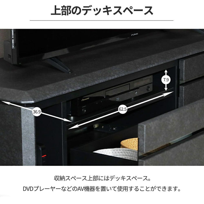 テレビボード テレビ台 幅 150 おしゃれ ロータイプ 引き出し 収納 大容量 セラミック調 黒 グレー ダークグレー TVラック TVボード リビング 収納 シンプル 高級 チェスト 配線 新生活 スタイリッシュ 送料無料