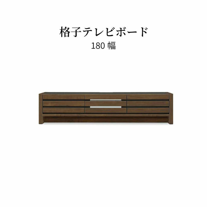 テレビボード テレビ台 幅 180 おしゃれ ロータイプ 収納 大容量 引き出し フルオープンレール オーク 無垢材 木目 ブラウン ナチュラル TVラック TVボード 可動棚 フラップ扉 高級 シンプル テレビ TV 収納 新生活 送料無料