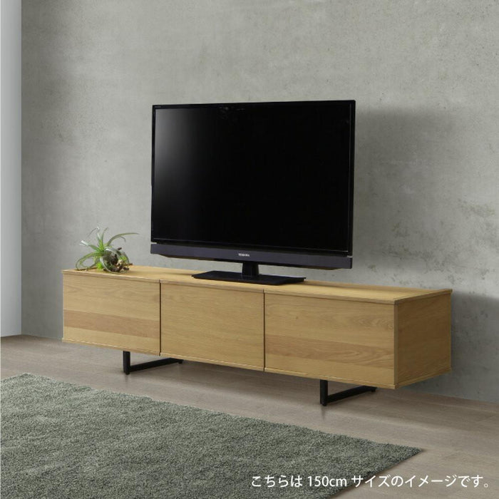 テレビ台 ローボード 180 テレビボード 半完成品 リビングボード 木製 TV台 リビング 収納 テレビラック スチール脚 収納棚 TVボード おしゃれ 脚付き 高さ調整 大型テレビ テレビ ウォールナット 天然木 ロボット掃除機