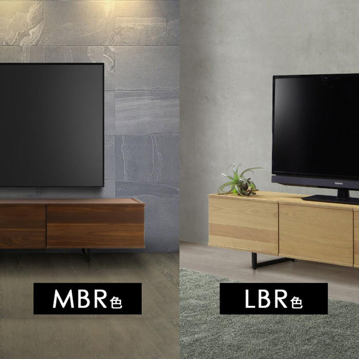 テレビ台 ローボード 180 テレビボード 半完成品 リビングボード 木製 TV台 リビング 収納 テレビラック スチール脚 収納棚 TVボード おしゃれ 脚付き 高さ調整 大型テレビ テレビ ウォールナット 天然木 ロボット掃除機