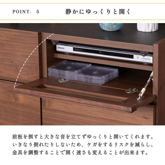 サイドボード リビングボード 100幅 収納 可動棚 金属フレーム モダン 高級感 おしゃれ 組み立て（工具入り） セラミック柄天板 無垢突板 ウォールナット材 ウレタン塗装 新生活 送料無料