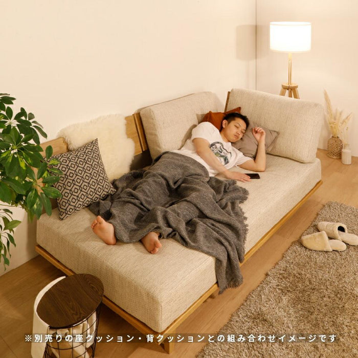 背面パネル 小さめ パーツ単品 ユニット式ソファベッド用 ユニットソファベッドシリーズ 組み立て 工具入り ホワイトオーク材 ウォールナット材 ウレタン塗装 サンキ 新生活 送料無料