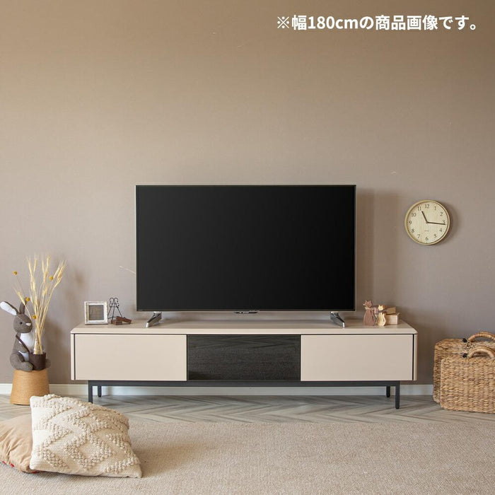 テレビボード テレビ台 180 TAUPE トープ くすみ グレー ベージュ 180cm ローボード 180 おしゃれ TVボード 本体完成品 シンプル モダン リビング 収納 大容量 収納 引き出し 幅180cm 大きめ TV台 TVボード 赤外線 リモコン操作