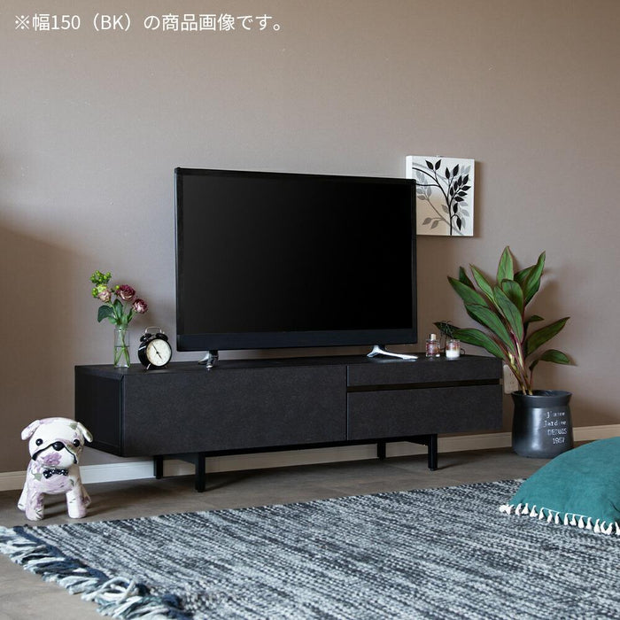 テレビボード テレビ台 150 大理石調 ホワイト 白 セラミック調 ブラック 黒 150cm ローボード 150 TVボード 本体完成品 シンプル モダン リビング 収納 引き出し 幅150cm TV台 TVボード 脚付き 赤外線 リモコン操作