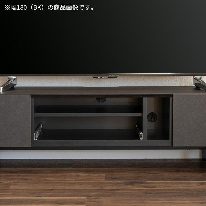 テレビボード テレビ台 180 大理石調 ホワイト 白 セラミック調 ブラック 黒 180cm ローボード 180 TVボード 本体完成品 シンプル モダン リビング 収納 引き出し 幅180cm TV台 TVボード 脚付き 赤外線 リモコン操作