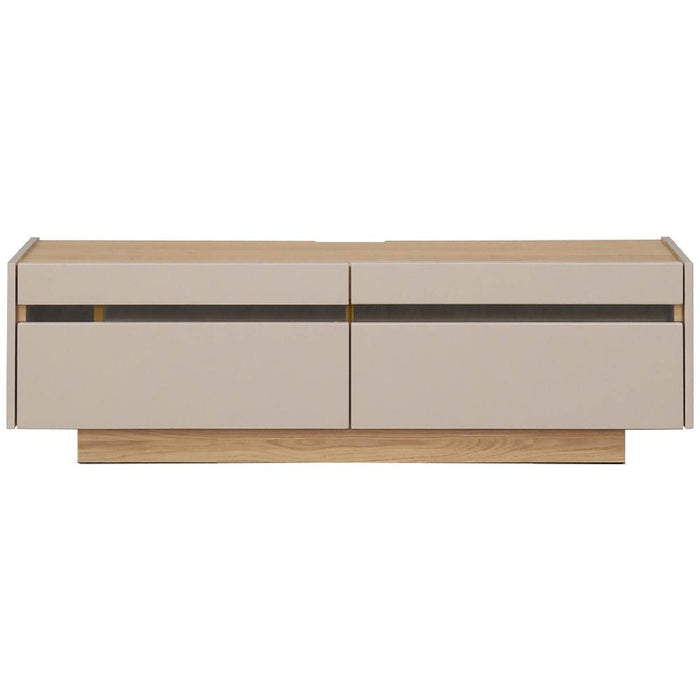 テレビボード テレビ台 150 TAUPE トープ くすみ グレー ベージュ 150cm ローボード 150 おしゃれ TVボード 完成品 シンプル モダン リビング 収納 大容量 引き出し 強化ガラス 幅150cm TV台 TVボード 赤外線 リモコン操作