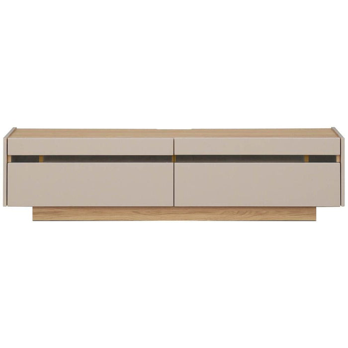 テレビボード テレビ台 180 TAUPE トープ くすみ グレー ベージュ 180cm ローボード 180 おしゃれ TVボード 完成品 シンプル モダン リビング 収納 大容量 引き出し 強化ガラス 幅180cm TV台 TVボード 赤外線 リモコン操作