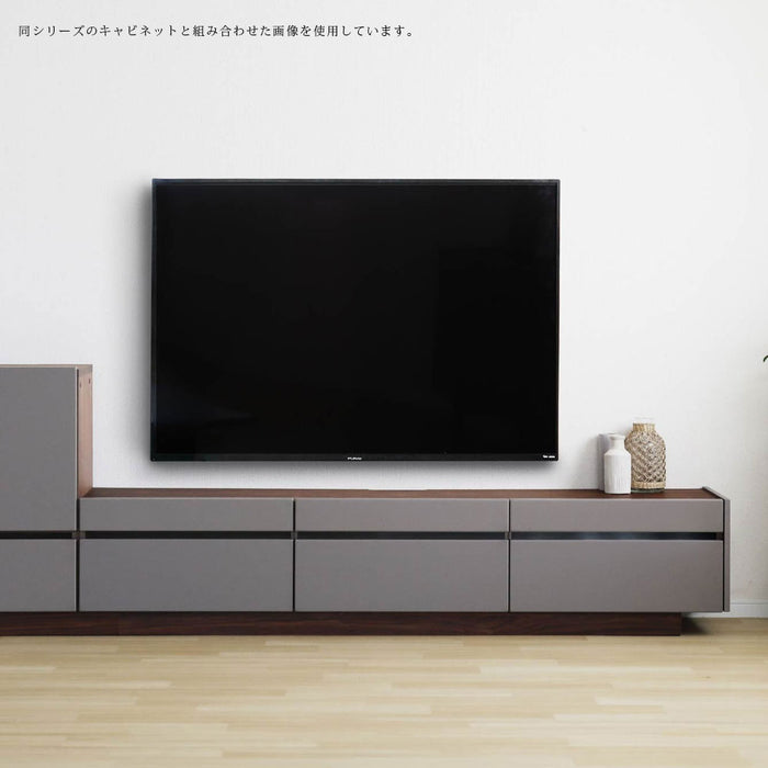 テレビボード  幅210cm くすみカラー taupe オーク ウォールナット 突板 北欧