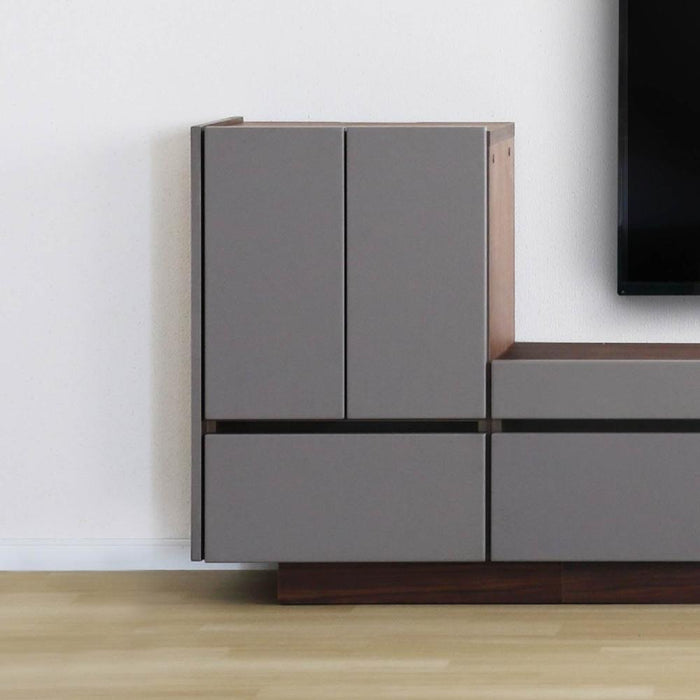 サイドボード リビングボード 53 TAUPE トープ くすみ グレー ベージュ 53cm 収納 棚 キャビネット 木製 おしゃれ 収納 テレビ ボード TV台 拡張 オプション リビング ラック 幅53 高級感