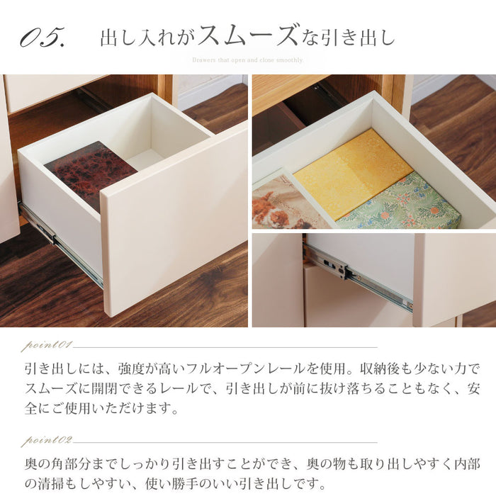 サイドボード  幅160cm くすみカラー taupe オーク ウォールナット 突板 北欧