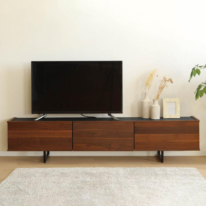 テレビ台 テレビボード ローボード 180 突板 リビング収納 おしゃれ TV台 180cm 脚 木製 半完成品 大容量 収納 引き出し セラミック調 モルタル調 ウォールナット オーク モダン TVボード 赤外線 リモコン操作