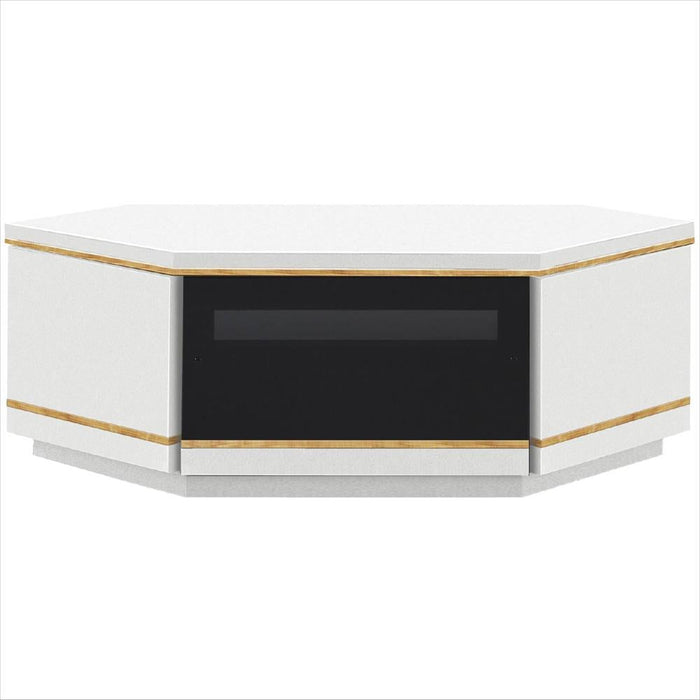 テレビボード TV台 TVボード コーナー 幅 118 セラミック調 ブラック ハイグロス 光沢 ホワイト 完成品 高級感 シンプル モダン リビング 収納 引き出し 幅118cm ローボード コーナータイプ 低め 高さ 40 cm 赤外線 リモコン操作