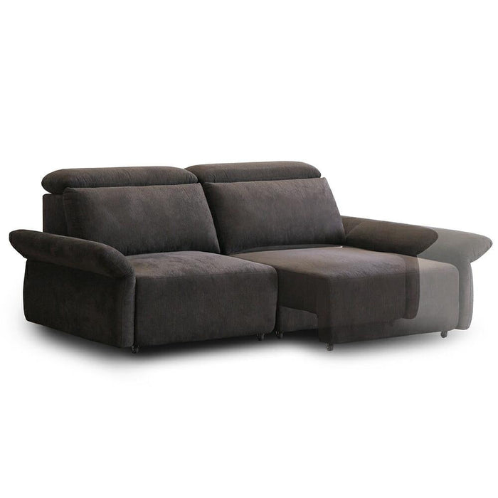 電動ソファ リクライニングソファー 2Pソファ 2人掛け リビングソファー sofa チェア リモコン操作 ブラック グレー ダークブラウン 黒 灰 色 北欧風 ナチュラル シンプル モダン