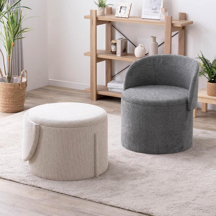 パーソナルチェア 幅60cm スツール 収納 背付き 可動式 新生活