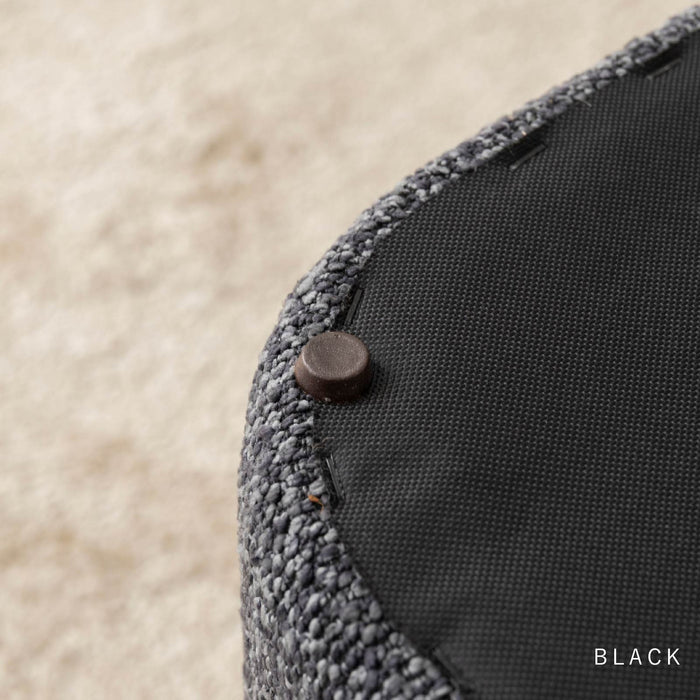 スツール 幅43cm コンパクト サイドテーブル 収納 ファブリック インテリア 新生活