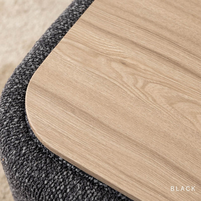 スツール 幅42.5cm コンパクト サイドテーブル 収納 ファブリック インテリア 新生活