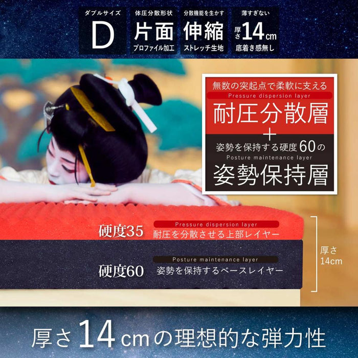 ベッド すのこベッド ひのき ベッドフレーム ダブル ベッド シンプル 宮付き 宮棚 木製 木 すのこ ローベッド 木製ベッド 北欧 ナチュラル フロアベッド 高さ調節 高さ調整 おしゃれ 脚付きベッド Dサイズ 簡単組立 脚付き