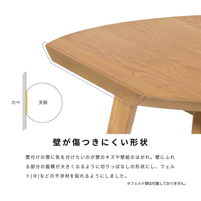丸テーブル ダイニング ダイニングテーブル 丸 二人 単品 木目 天然木 2人 100cm 幅 小さめ 北欧 おしゃれ ホワイトオーク 木製 ナチュラル ベージュ ブラウン ウォールナット ホワイト