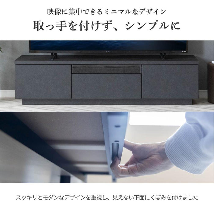 テレビボード セラミック調 グレー テレビ台 ローボード 140 テレビボード おしゃれ 140cm TVボード 140幅 テレビボード 完成品 リビング収納 大容量 収納 引き出し 幅140cm テレビ