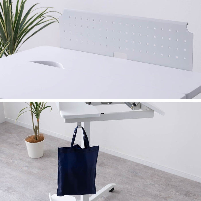 デスク 幅73cm 電動昇降式 キャスター付き オフィス パーソナルデスク 作業台