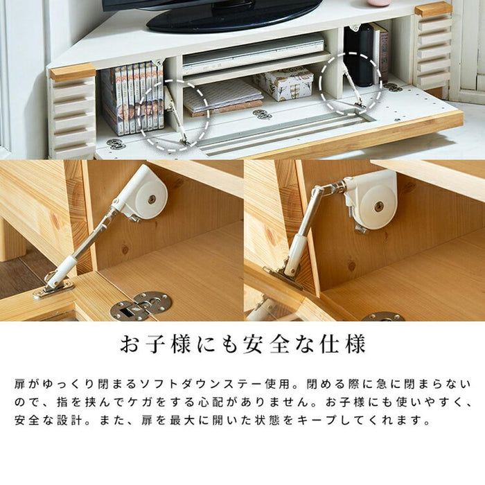 テレビ台 ミドルボード 幅160cm 半完成品 収納 引き出し おしゃれ 北欧 テレビボード 格子 ルーバー 木目 オーク ウォールナット 柄 リビングボード 脚付き 高さ 48 cm TV ナチュラル ブラウン 赤外線 リモコン操作